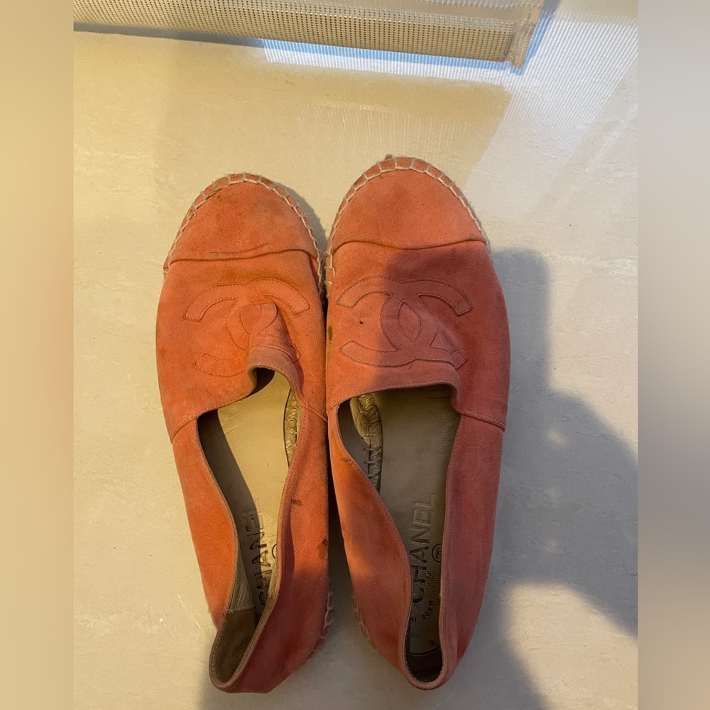 Chanel pink Espadrilles for Women size 9